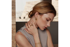  TRAILBLAZER - Bracelets avec pierre - Argent / GP 14 carats - Zircone - 18,5cm